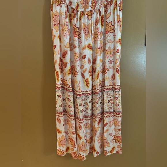 Floral Puff Sleeve Maxi Sun Dress XL EUC - Picture 3 of 5